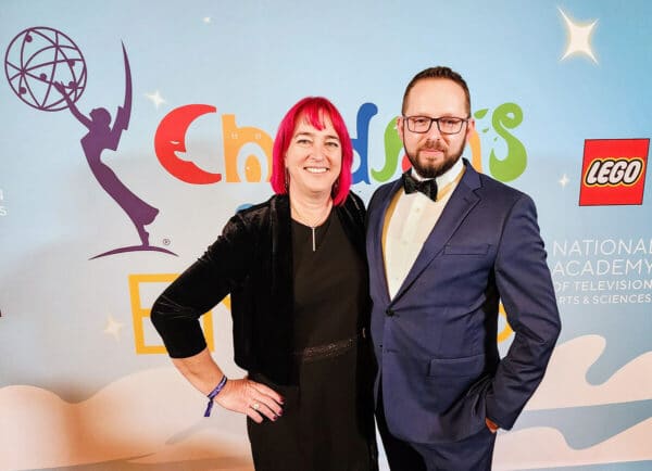 Crowd Favorite managers, Dionne and Adam enjoying the Children's & Family Emmy Awards event